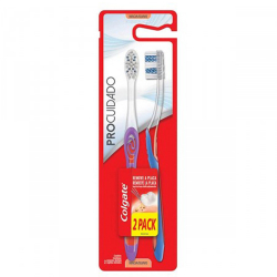 escova dental colgate pro cuidado cabo compacta c/2
