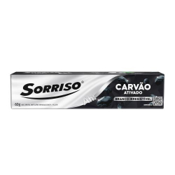 creme dental sorisso carvao ativador