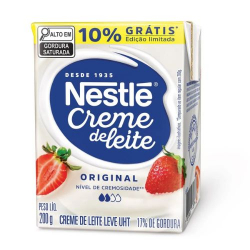 creme de leite nestle 200g tp 10% gratis