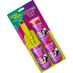 rolo adesivo novica com 2 refis