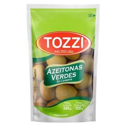 azeitona verde tozzi 120g sachet