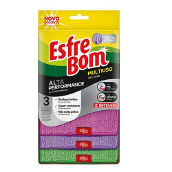 pano de limpeza esfrebom alta performance 3.unid