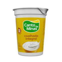 coalhada canto de minas 140g integral