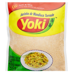 farinha de mandioca yoki 500g torrada