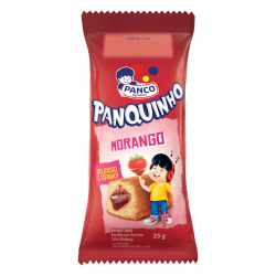 minibolo baunilha recheio morango panco panquinho pacote 35g
