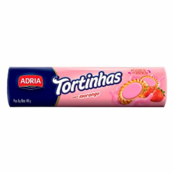 bisc adria tortinhas 140g morango