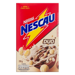 cereal matinal de milho sabor chocolate e chocolate branco nestle nescau duo 210g