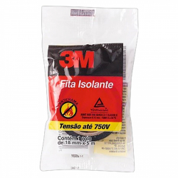 fita isolante 750v 3m 18mm x 5m