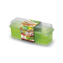 porta biscoitos e torradas nitronplast 9,1x23,1cm