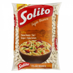 feijao branco tipo 1 solito pacote 500g