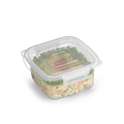 pote de plastico hermetico mb quadrado com travas 860ml