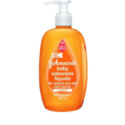 sabonete johnsons liquido baby cabeca aos pes 200ml
