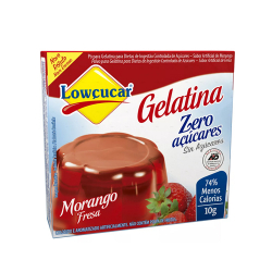 gelatina lowcucar zero ac.10g morango