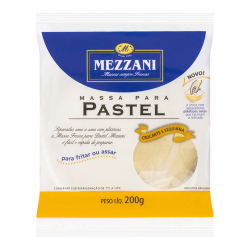 massa p/ pastel mezzani 200g cumbuca redonda