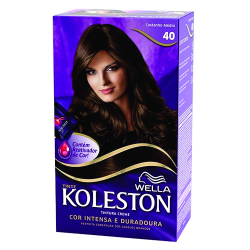 kit tintura koleston 40 castanho medio