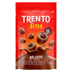 choc.trento bites 120g ao leite