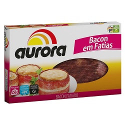 bacon aurora em fatias 250g