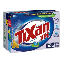 lava roupas em po tixan ype primavera com ativo concentrado 800g