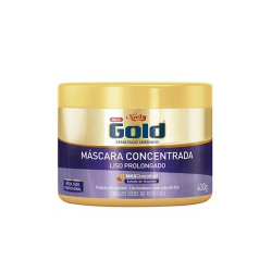creme de tratamento mascara niely gold liso prolongado 430g