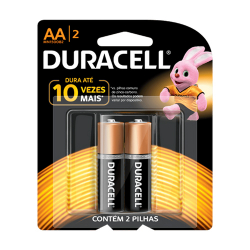 pilha duracell alcalina aa-pequena 2 unids.