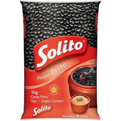 feijao preto tipo 1 solito pacote 1kg