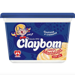 margarina manteiga com sal claybom pote 500g