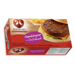 hamburguer bovino perdigao defumado 672gr