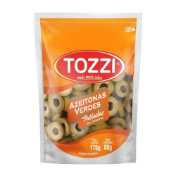 azeitona tozzi verde 120g fatiada sache