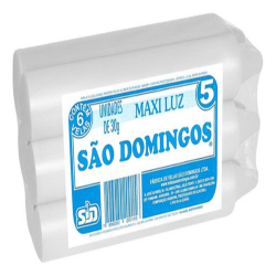 vela sao domingos n.7 fina c/8un