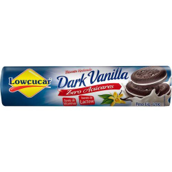 biscoito lowcucar dark vanilla zero lactose 120gr
