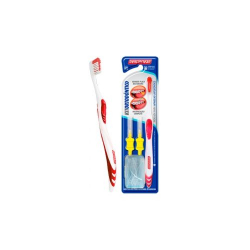 kit ortodontico dentalclean cabeca 30 cerdas em v