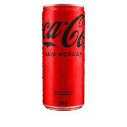 refrigerante cola coca cola zero sleek lata 310ml