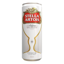 cerveja stella artois 350ml lata sleek