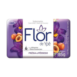 sabonete em barra fresia e pessego flor de ype cartucho 85g