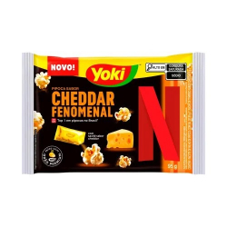 pipoca yoki 95g microondas cheddar fenomenal