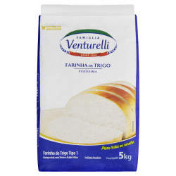 farinha de trigo tipo 1 famiglia venturelli pacote 5kg