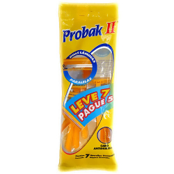 aparelho de barbear descartavel gillette probak ii - 7 unidades