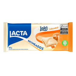 chocolate lacta recheado 104g laka/caramelo