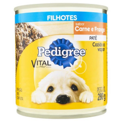 pate pedigree carne e frango para caes filhotes 280g
