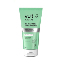 gel de limpeza facial vult 150g antioleosidade