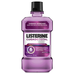 enxaguante bucal listerine 250ml zero cuidado total