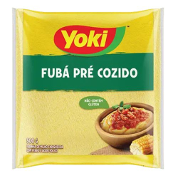 fuba milho pre cozido yoki 500g