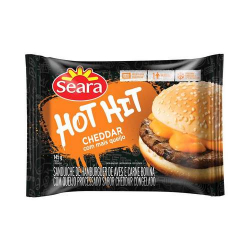 hot hit seara cheddar burguer 145g