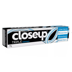 creme dental close up triple hortela 70 gr