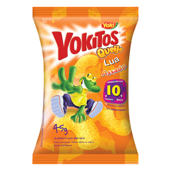 salgadinho yokitos lua sabor queijo 45g