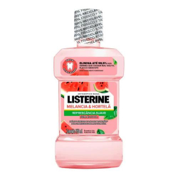 antisseptico bucal listerine 250ml melancia e hortela sem alcool
