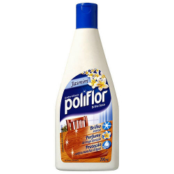 lustra moveis poliflor brilho seco jasmim 200ml