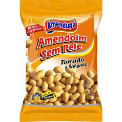 amendoim torrado s/pele amendupa 150g