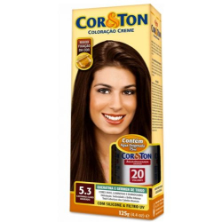 tintura cor & ton niely 5.3 castanho claro dourado 75ml/50g