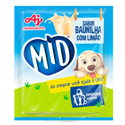 refresco em po mid baunilha com limao